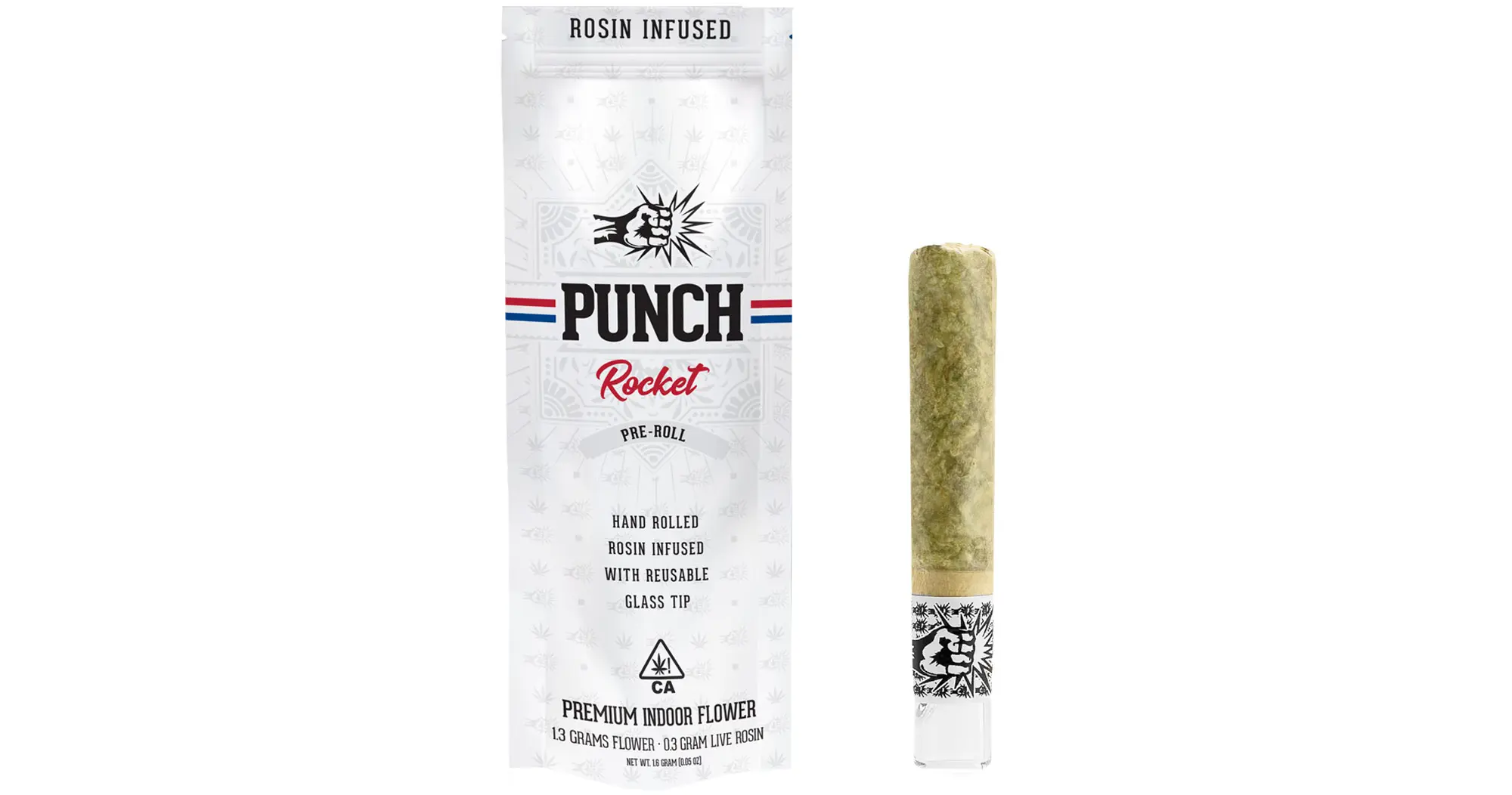 White Gummies x Governmint Oasis Rosin Infused Rocket Pre-Roll