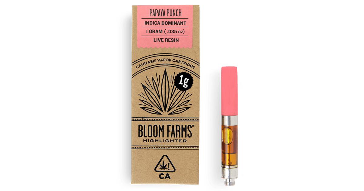 Papaya Punch Live Resin Cartridge