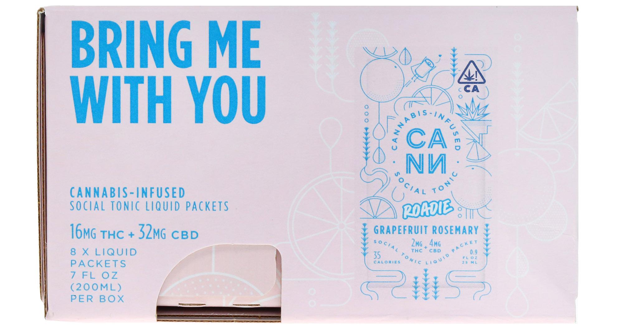 Grapefruit Rosemary Roadies Tonic Liquid Packets