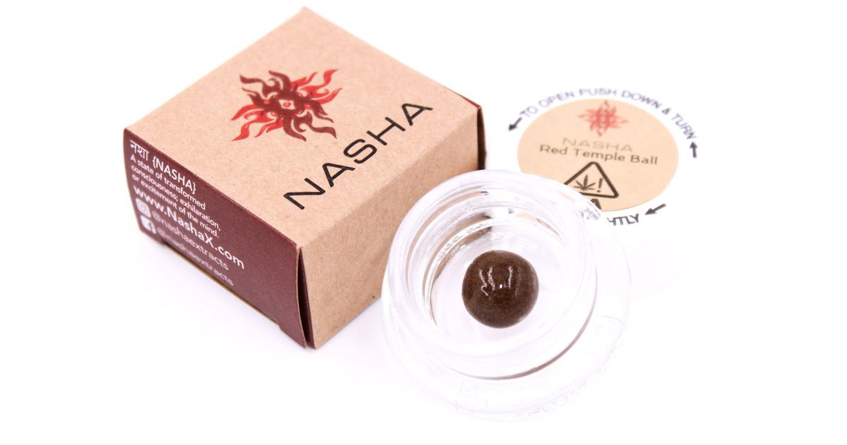 Gush Mintz Red Temple Ball Hash