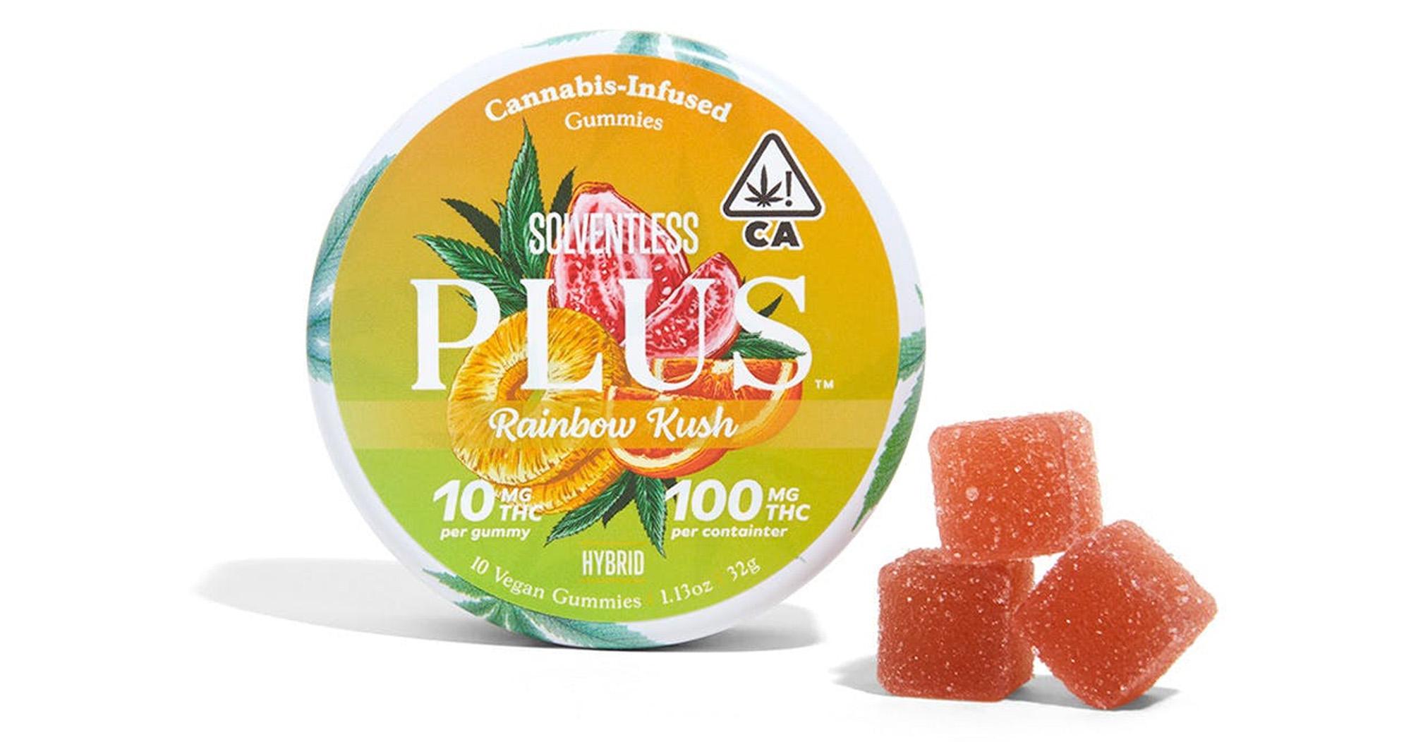 Rainbow Kush Solventless Hash Hybrid Gummies