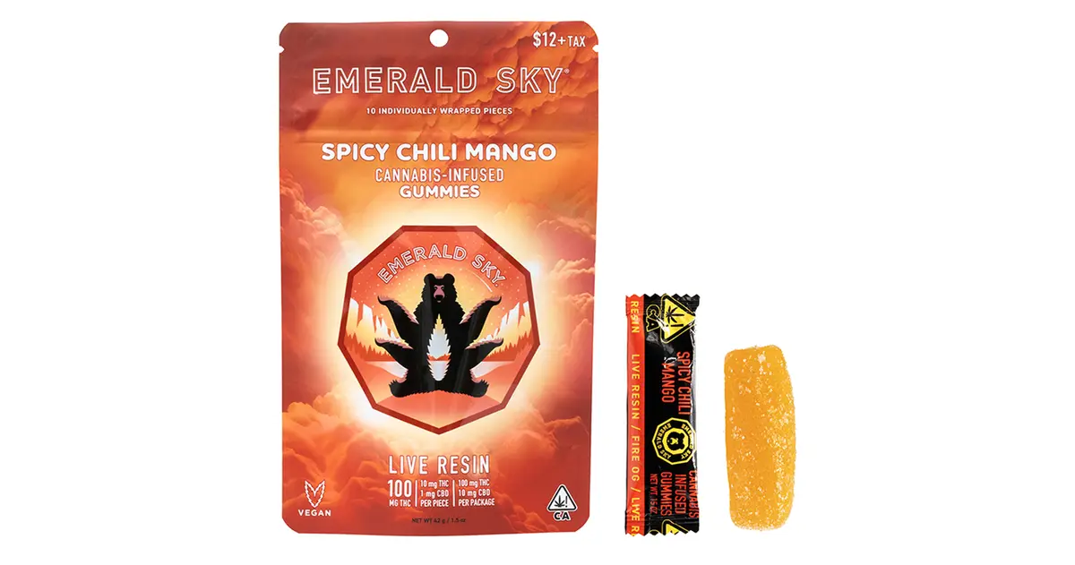 Spicy Chili Mango 10:1 CBD Live Resin Gummies