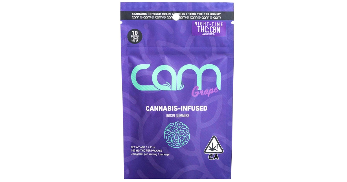 Grape CBN 1:1 Rosin Gummies