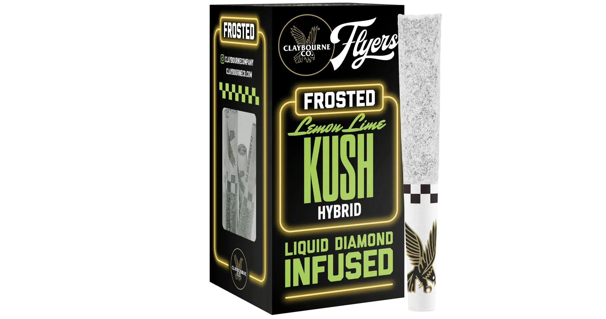 Lemon Lime Kush Flyers Frosted Infused Pre-Rolls