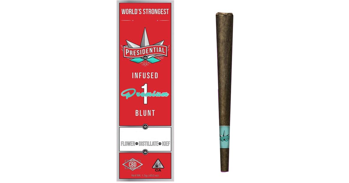 Blue Raspberry Infused Moonrock Blunt