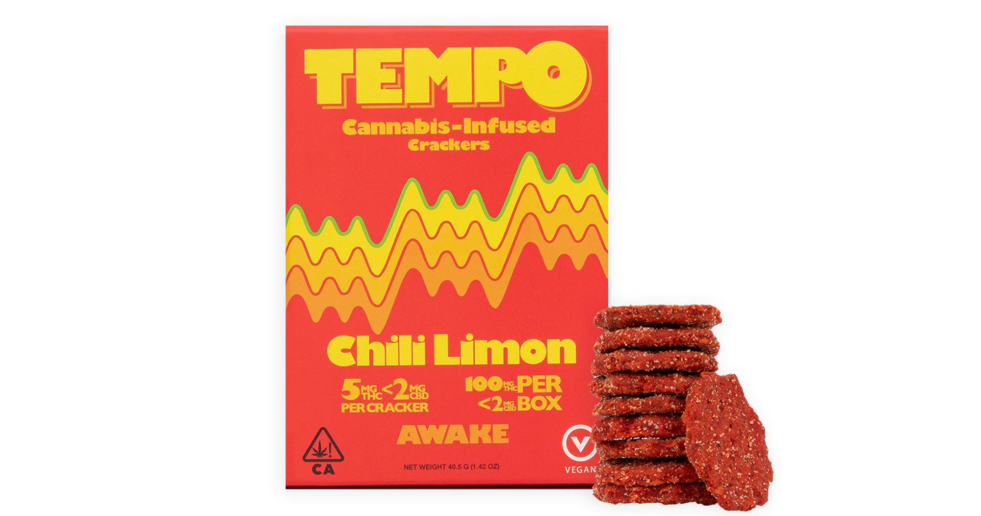 Vegan Chili Limon THC Crackers