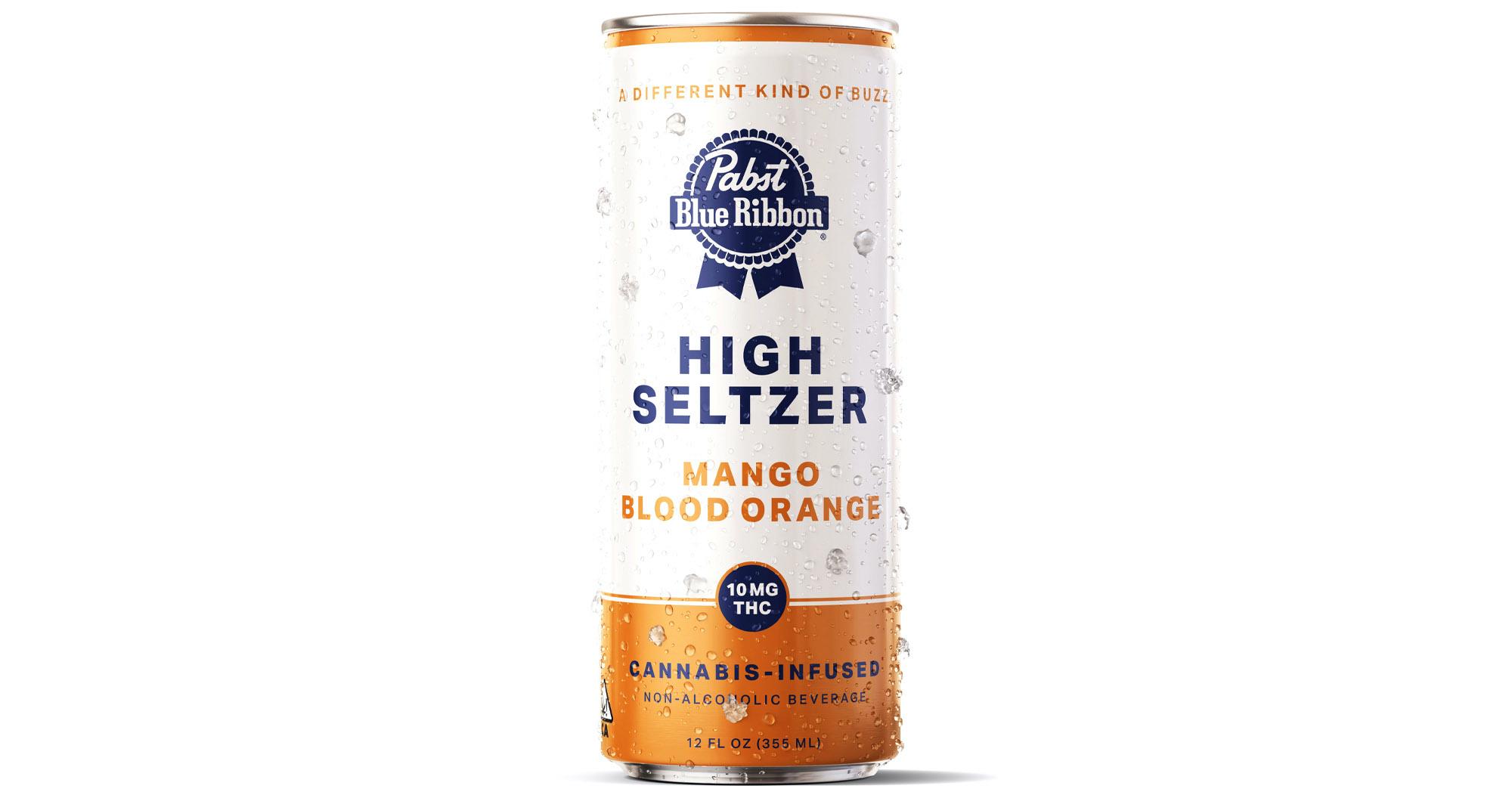 Higher Mango Blood Orange Seltzer