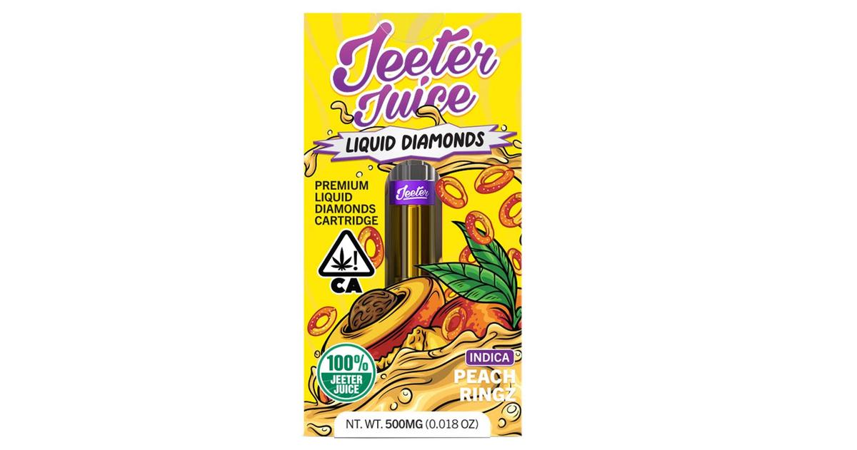 Peach Ringz Liquid Diamonds Cartridge