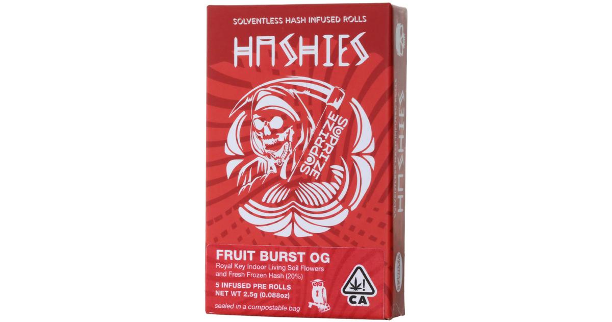 Fruit Burst OG Hashies Pre-Rolls