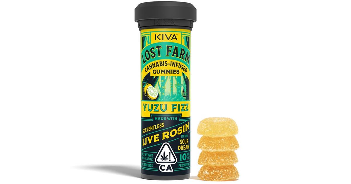 Yuzu Fizz Sour Dream Live Rosin Gummies