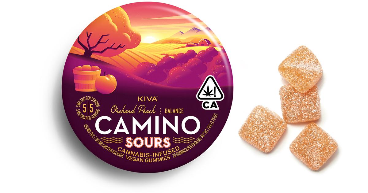 Orchard Peach 1:1 THC:CBD Sour Microdose Gummies