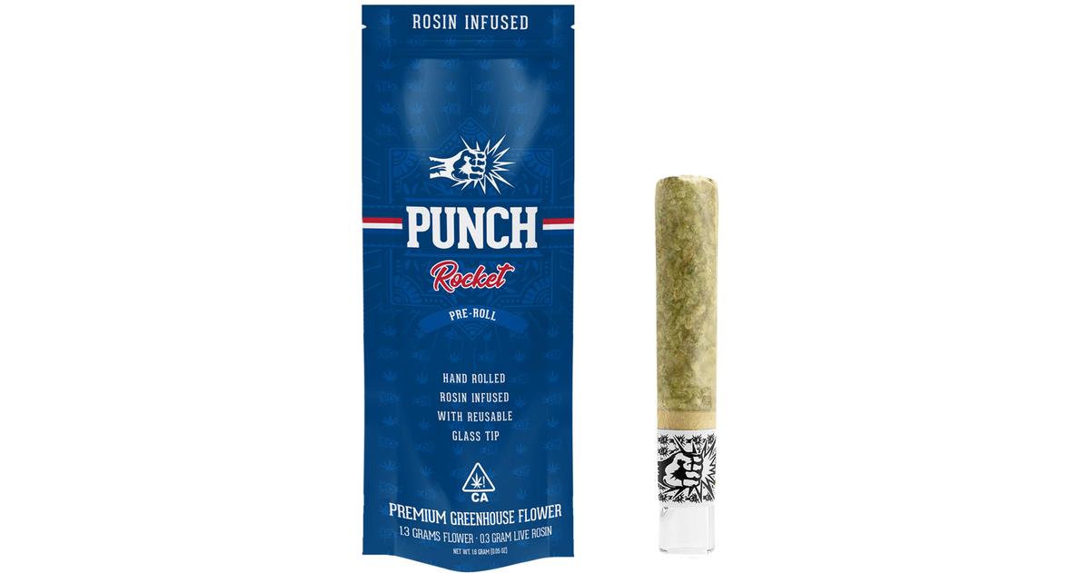 Papaya Punch x Skywalker Rosin Infused Greenhouse Rocket Pre-Roll