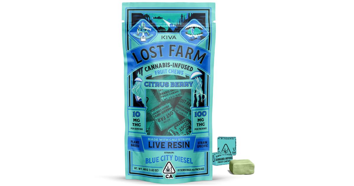 Citrus Berry Blue City Diesel Live Resin Fruit Chews