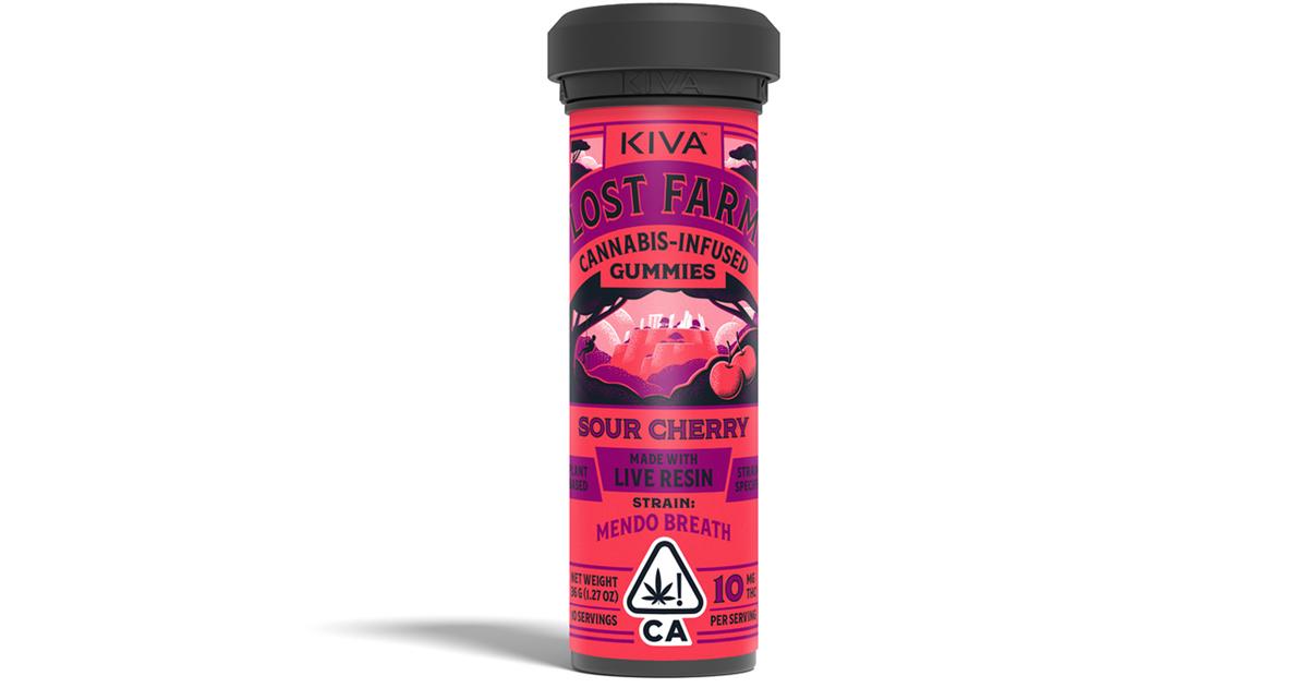 Sour Cherry Mendo Breath Live Resin Gummies