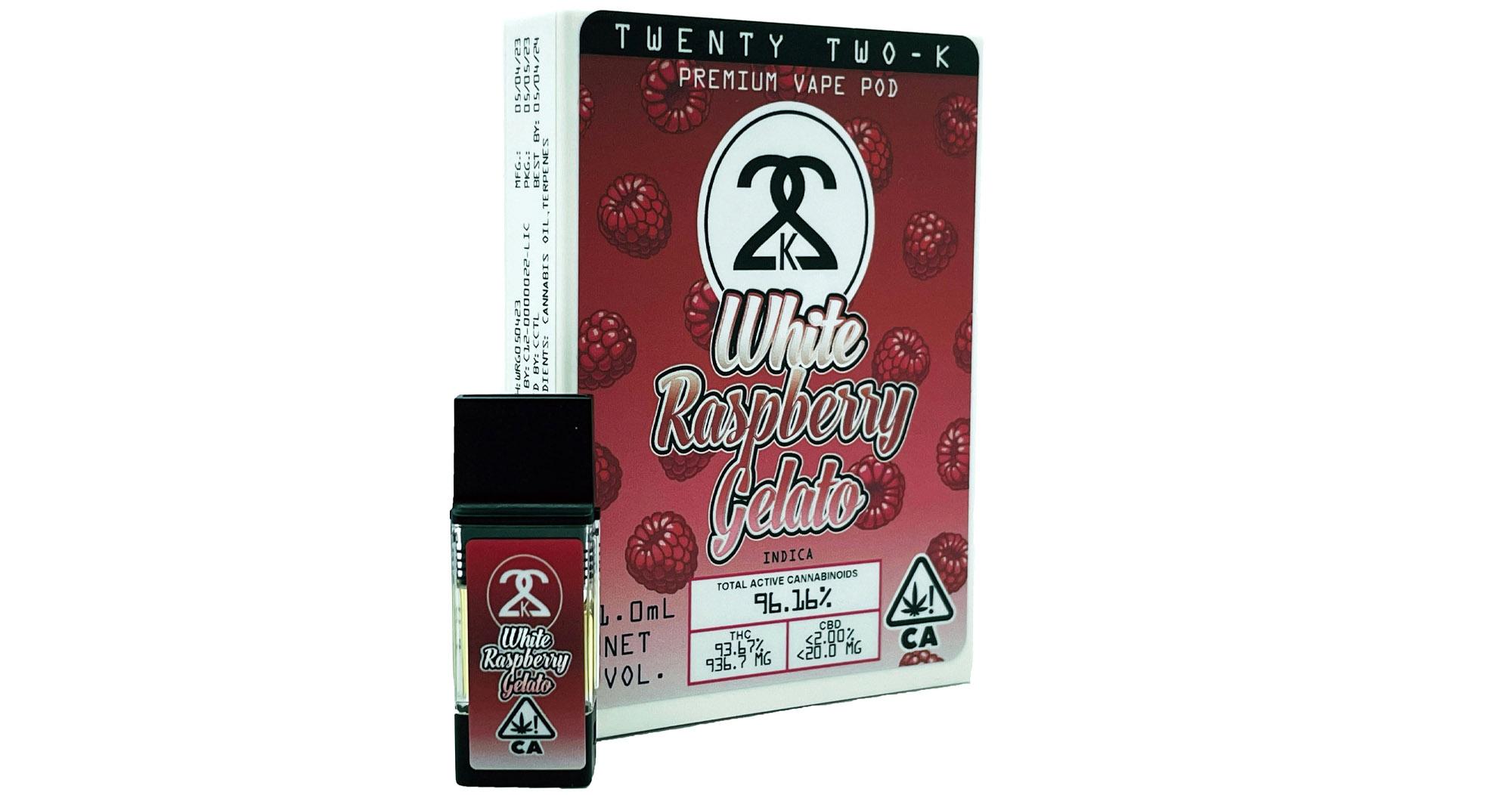 White Raspberry Gelato Pod