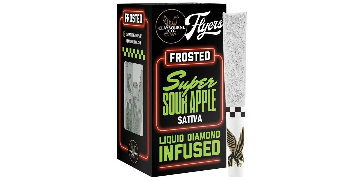 Super Sour Apple Flyers Frosted Infused Pre-Rolls