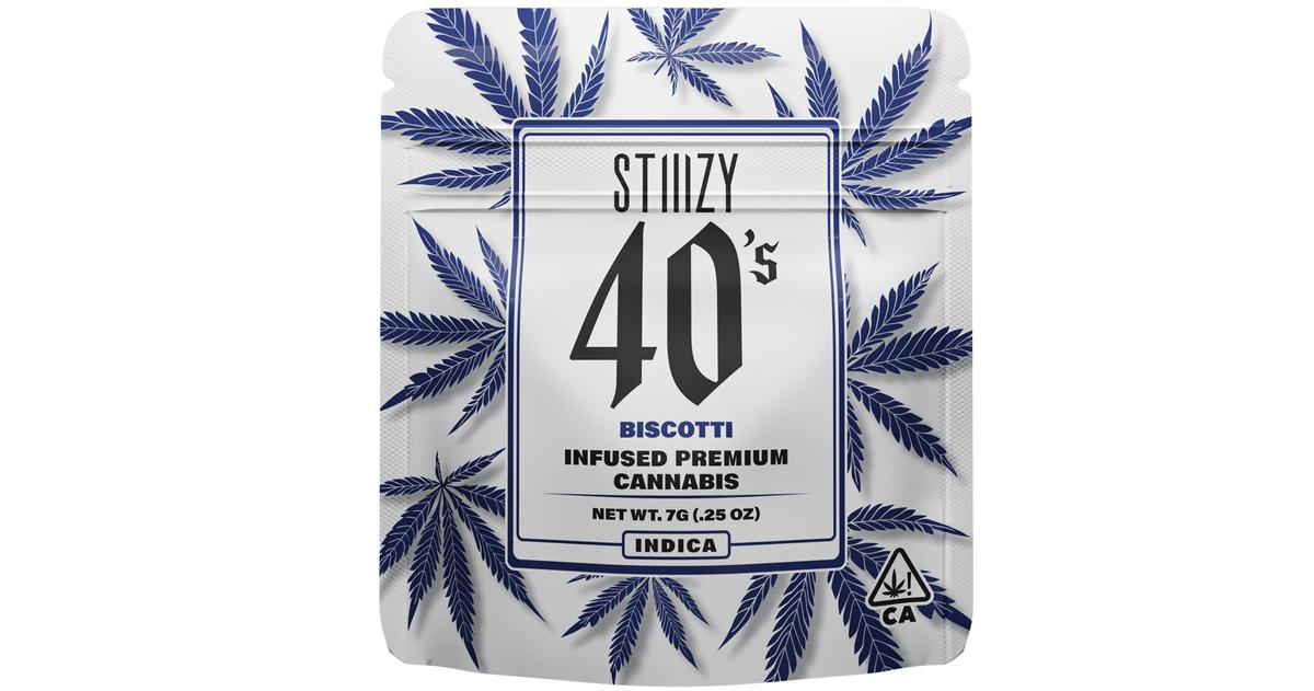 Biscotti 40's Infused Flower
