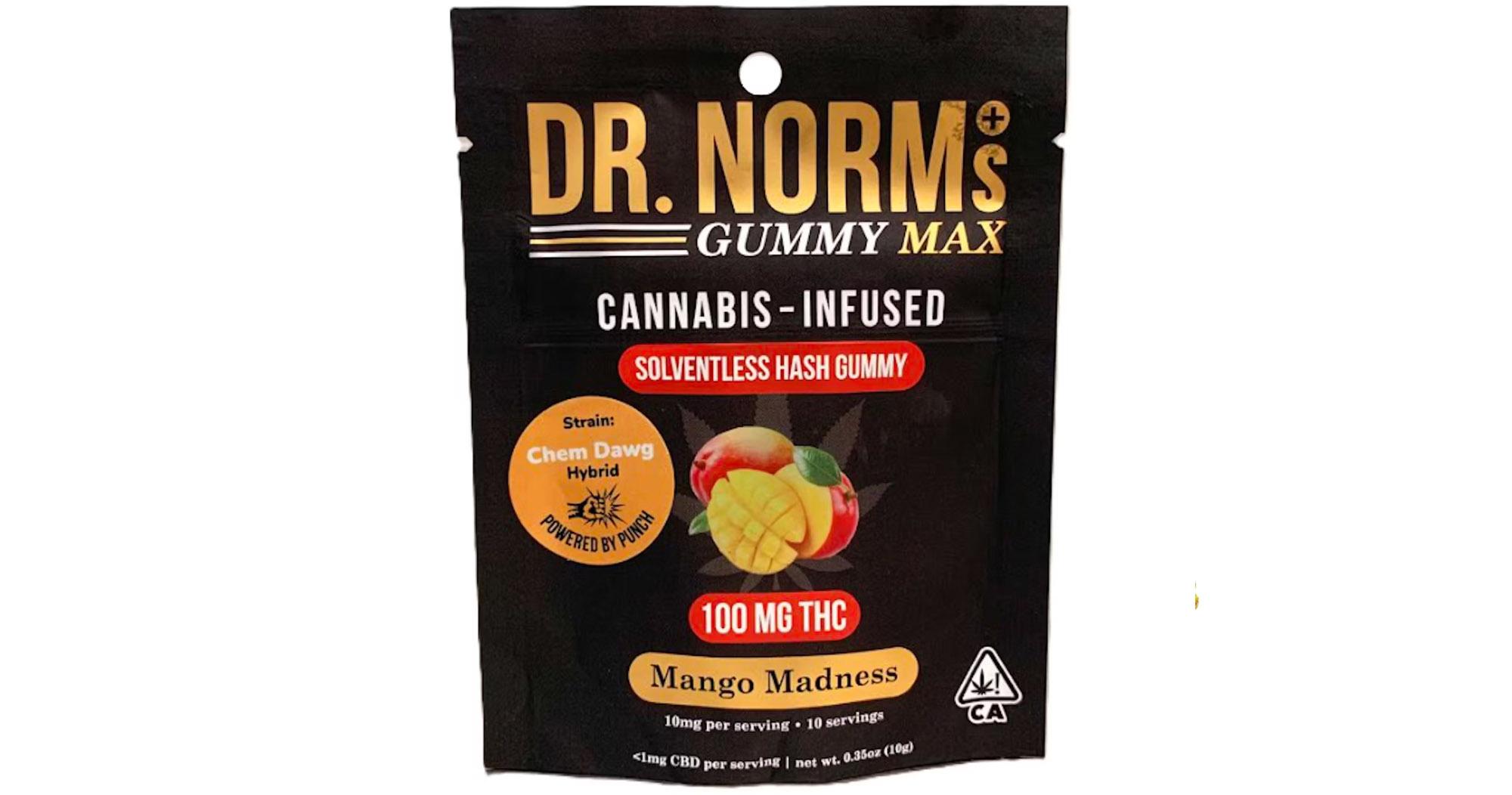 Mango Madness Solventless Hash Max Gummy