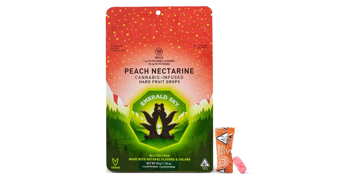 Peach Nectarine 10:1 THC:CBD Hard Fruit Drops