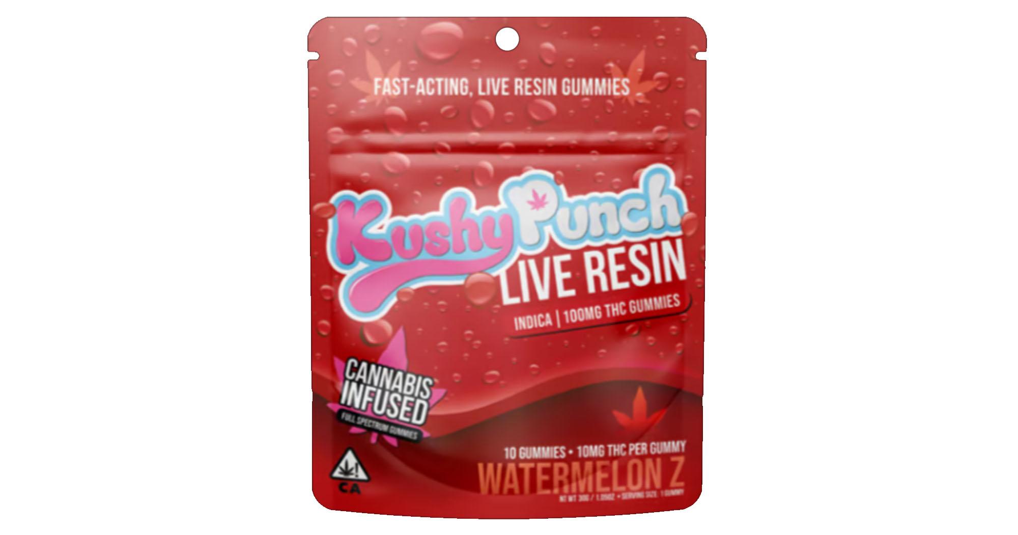 Watermelon Z Live Resin Gummies