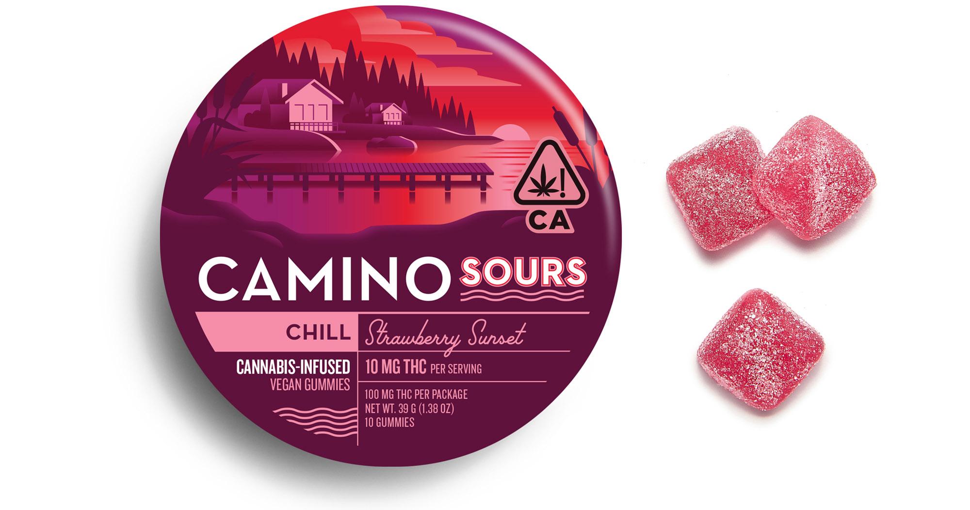 Strawberry Sunset Sour Gummies