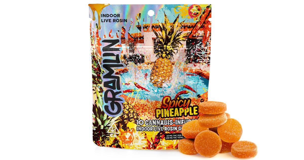 Spicy Pineapple Live Rosin Gummies