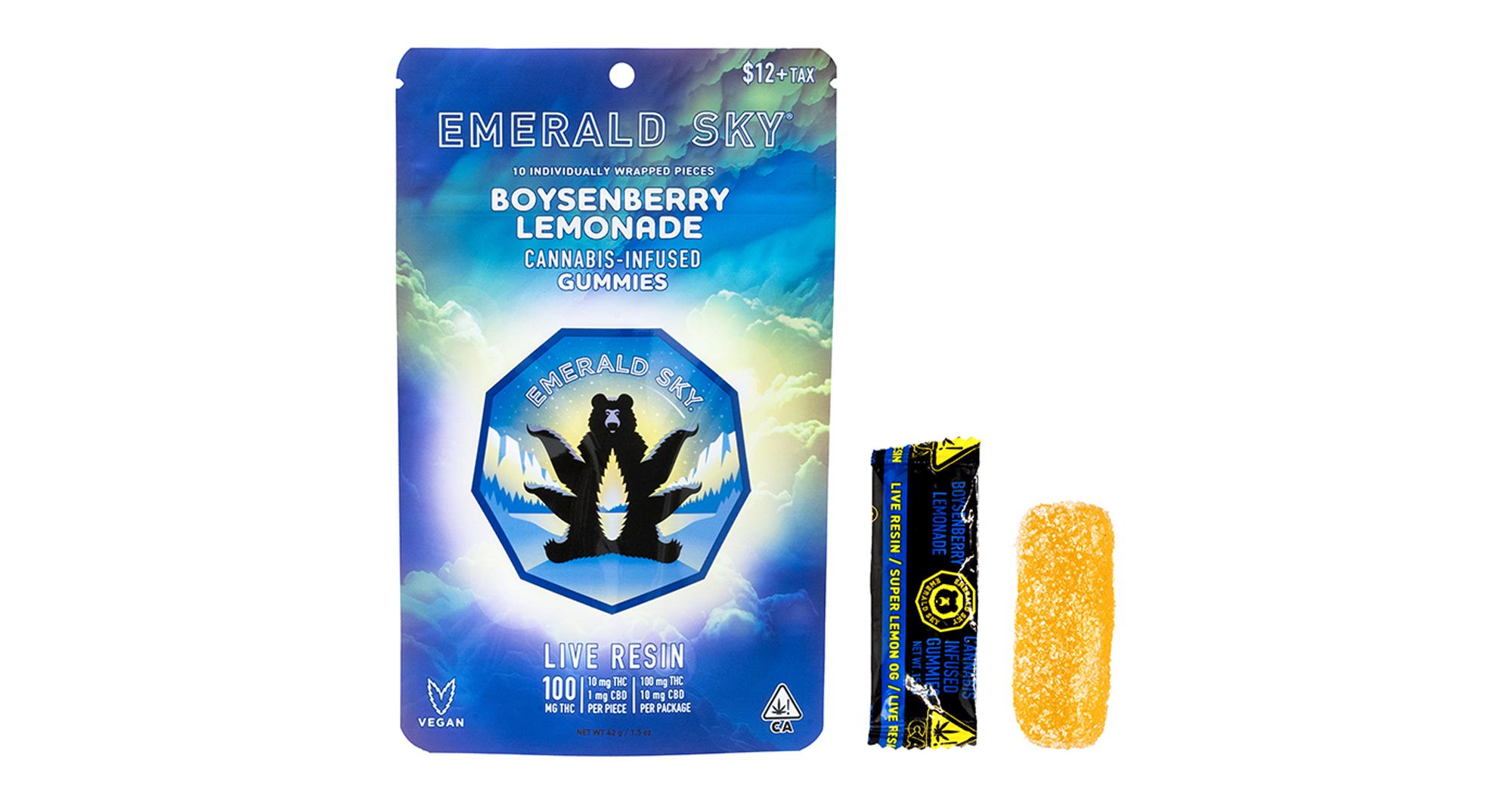 Boysenberry Lemonade 10:1 THC:CBD Live Resin Gummies