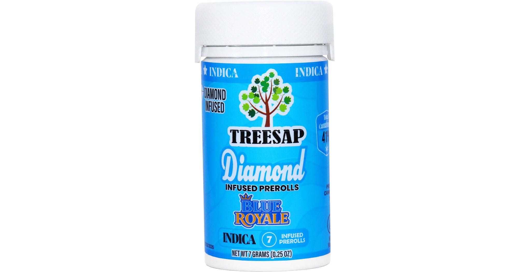 Blue Royale Diamond Infused Pre-Rolls