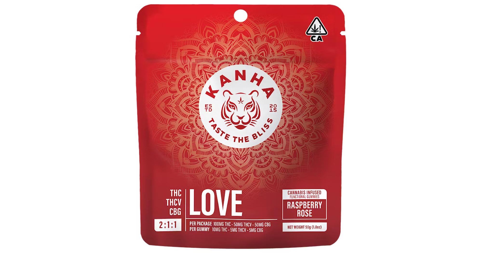 Raspberry Rose 2:1:1 THC:THCv:CBG Love Nanomolecular Gummies