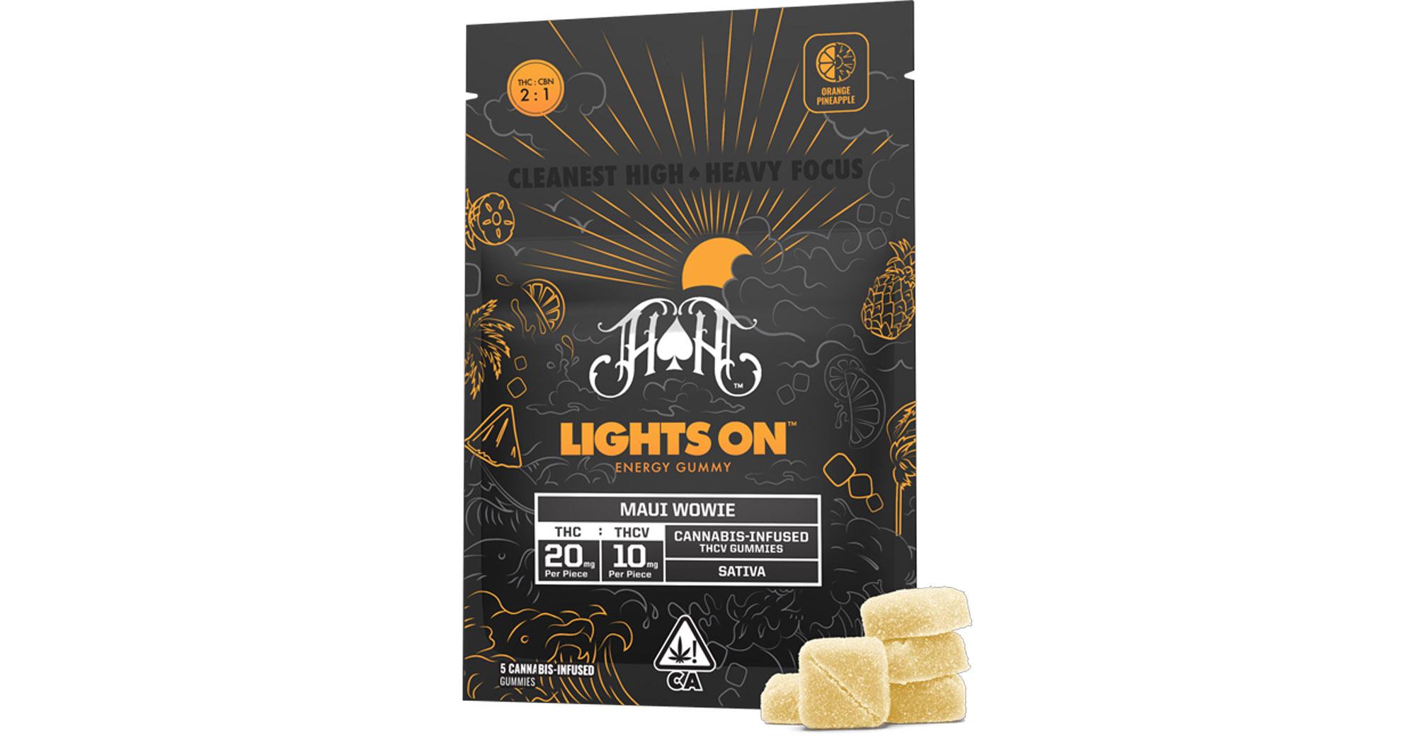 Orange Pineapple 2:1 THC:THCV Maui Wowie Gummies