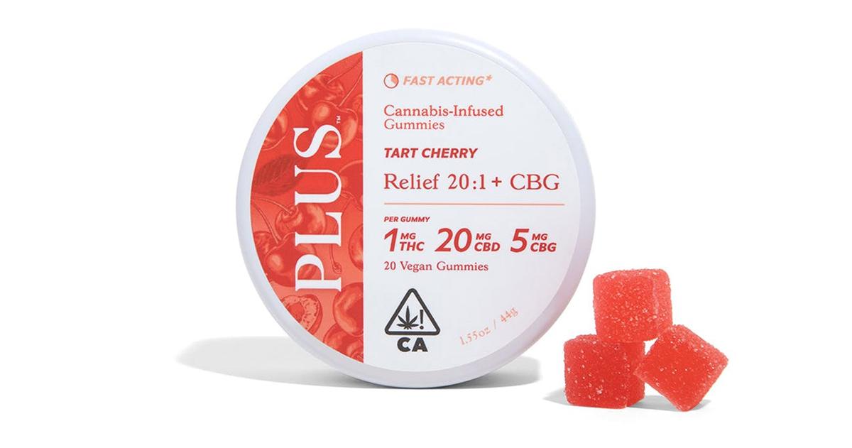 Tart Cherry 20:1:5 Relief Solventless Rosin Gummies