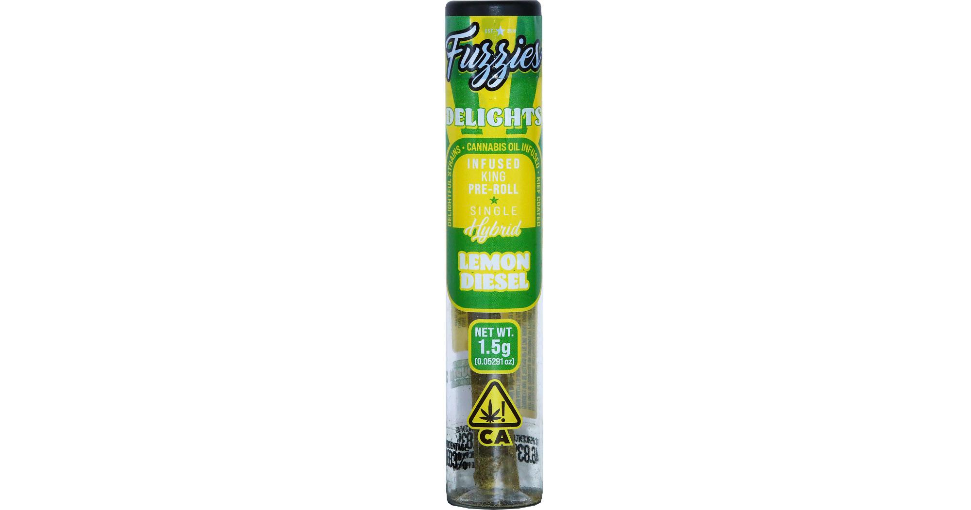 Lemon Diesel Infused Delights Pre-Roll