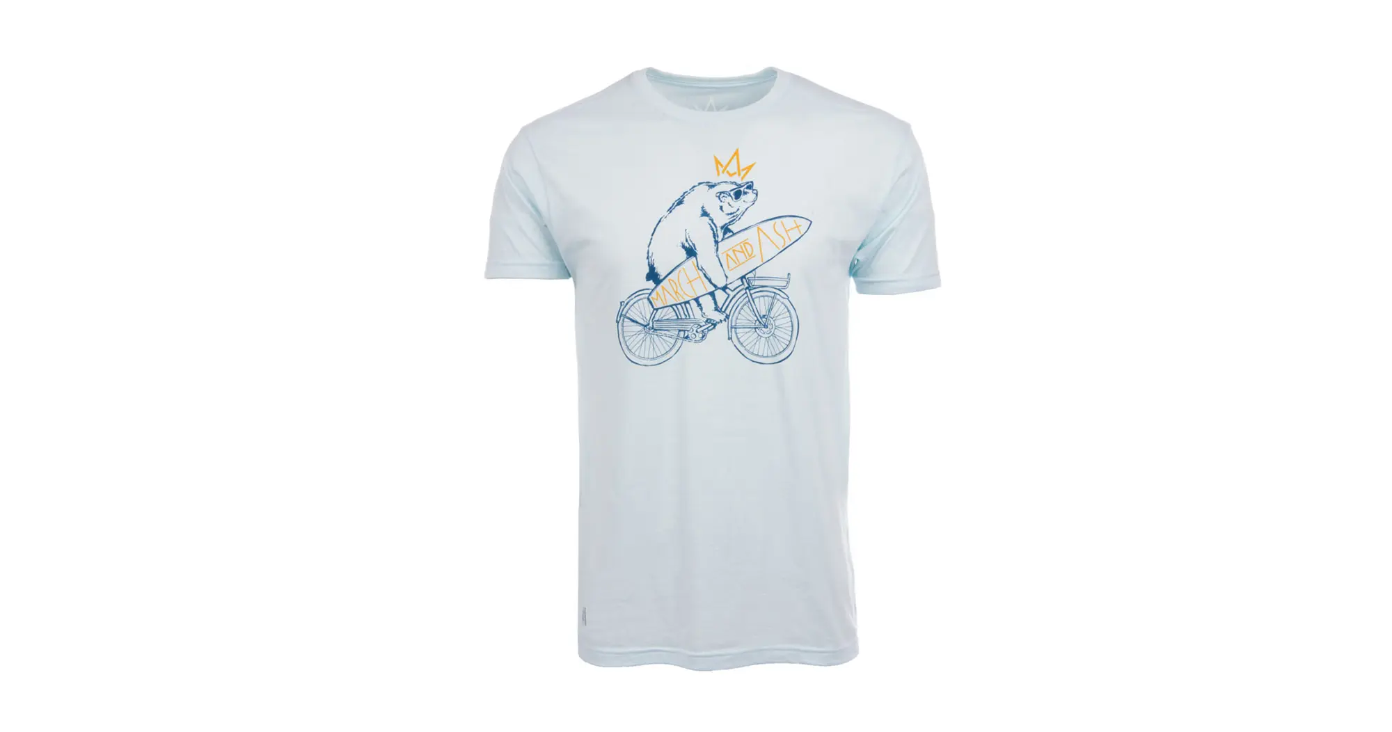 Ice Blue Beach Cruise Bear T-Shirt