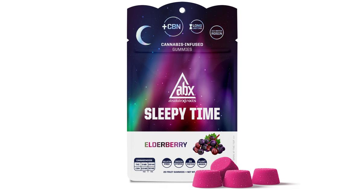 Elderberry 2:1 THC:CBN Sleepy Time Solventless Gummies