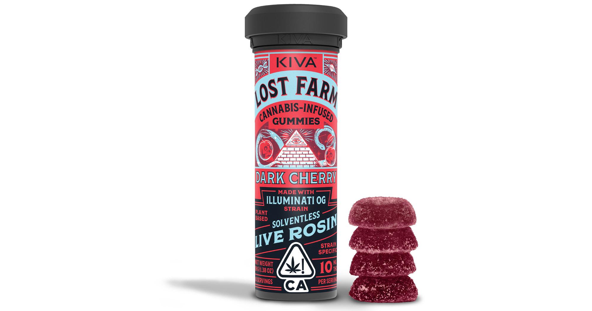 Dark Cherry Illuminati OG Live Rosin Gummies
