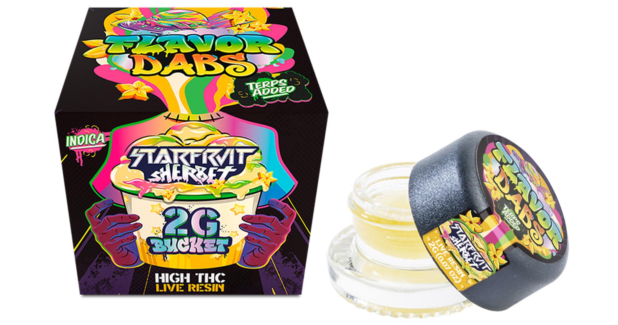 Starfruit Sherbet 2g Live Resin Flavor Dab