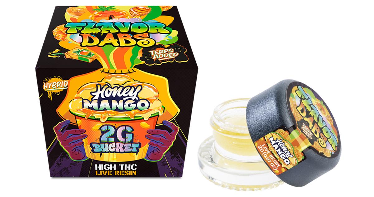 Honey Mango 2g Live Resin Flavor Dab