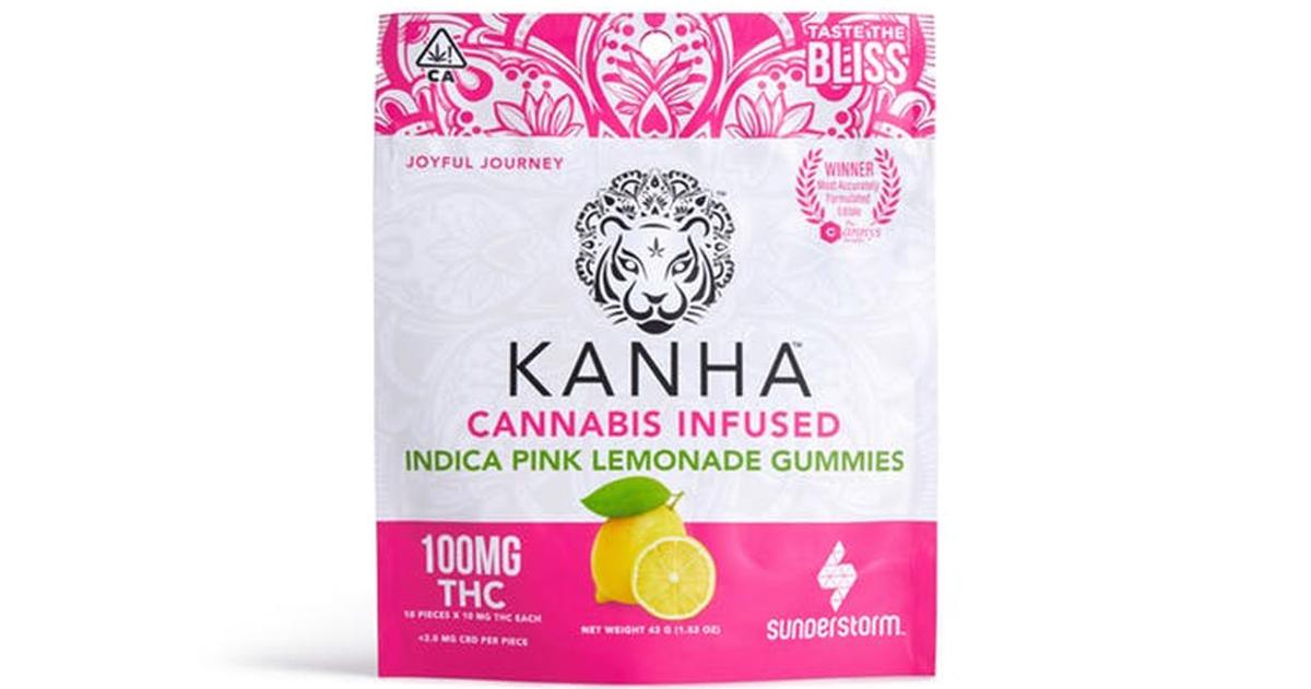 Pink Lemonade Indica Gummies