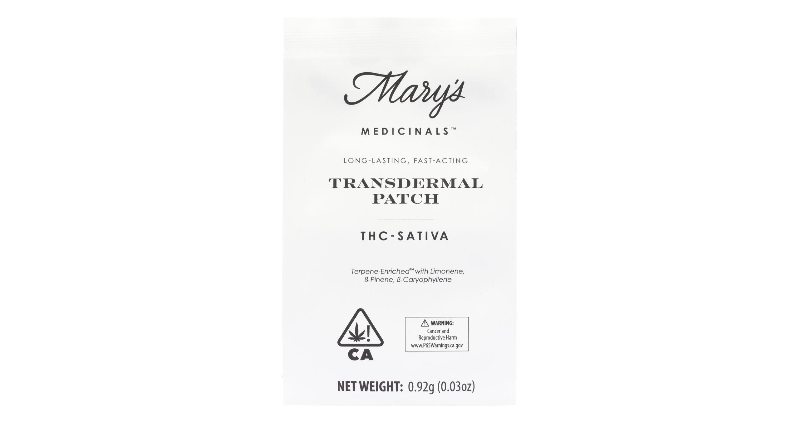 Energy THC Sativa Transdermal Patch