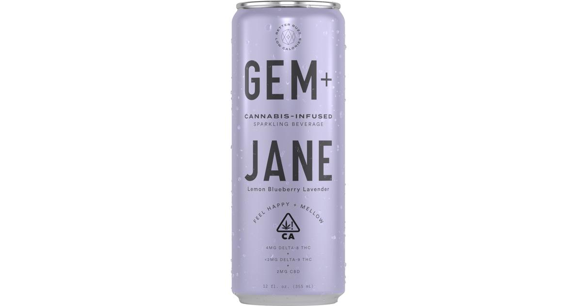 Sparkling Lemon Blueberry Lavender Beverage