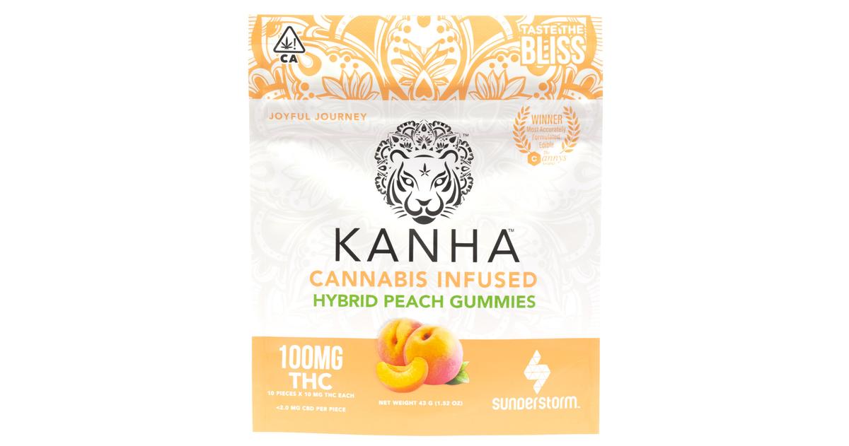 Peach Hybrid Gummies
