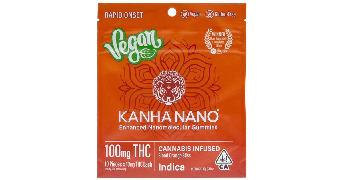 Blood Orange Bliss Indica Vegan Nanomolecular Gummies