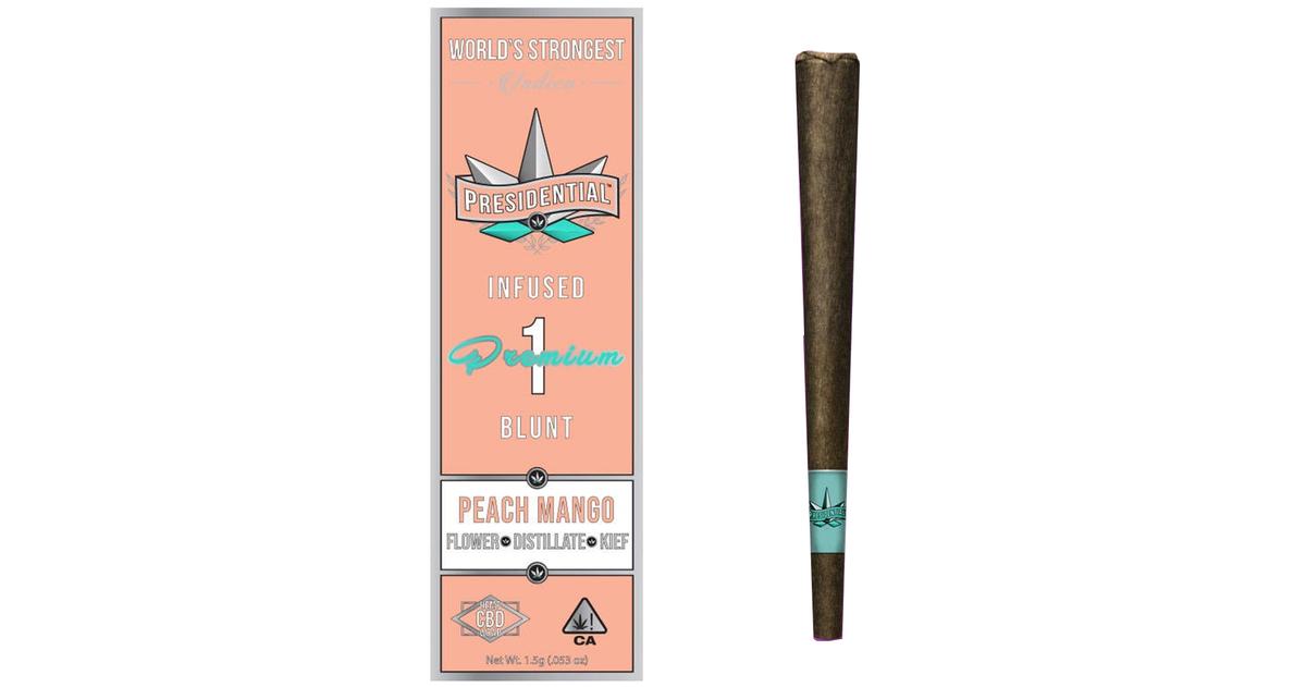 Peach Mango Infused Moonrock Blunt