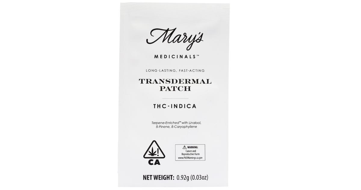 Relax THC Indica Transdermal Patch