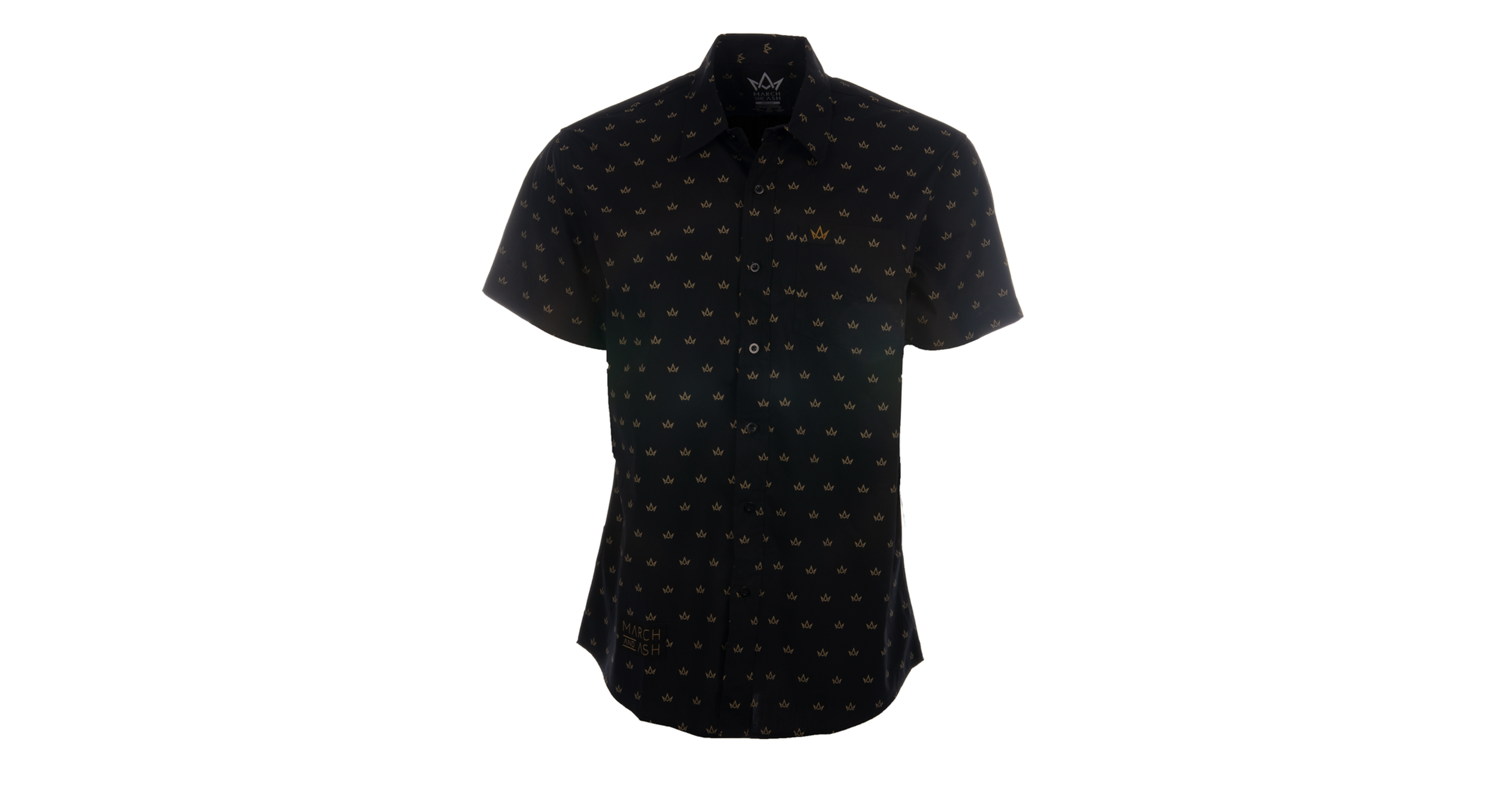 Men's Gold Crown Chambray Collared Shirt