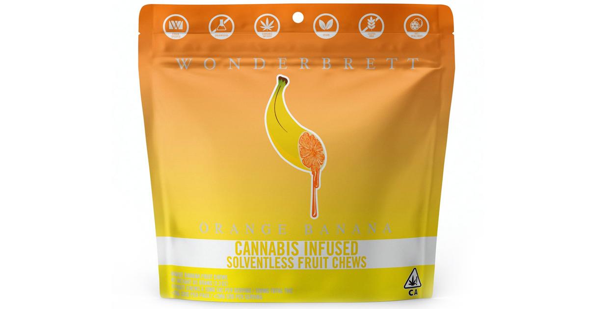 Orange Banana Solventless Fruit Chews