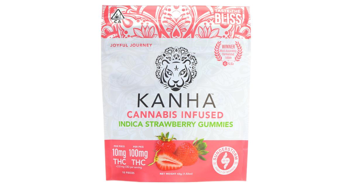 Strawberry Indica Gummies