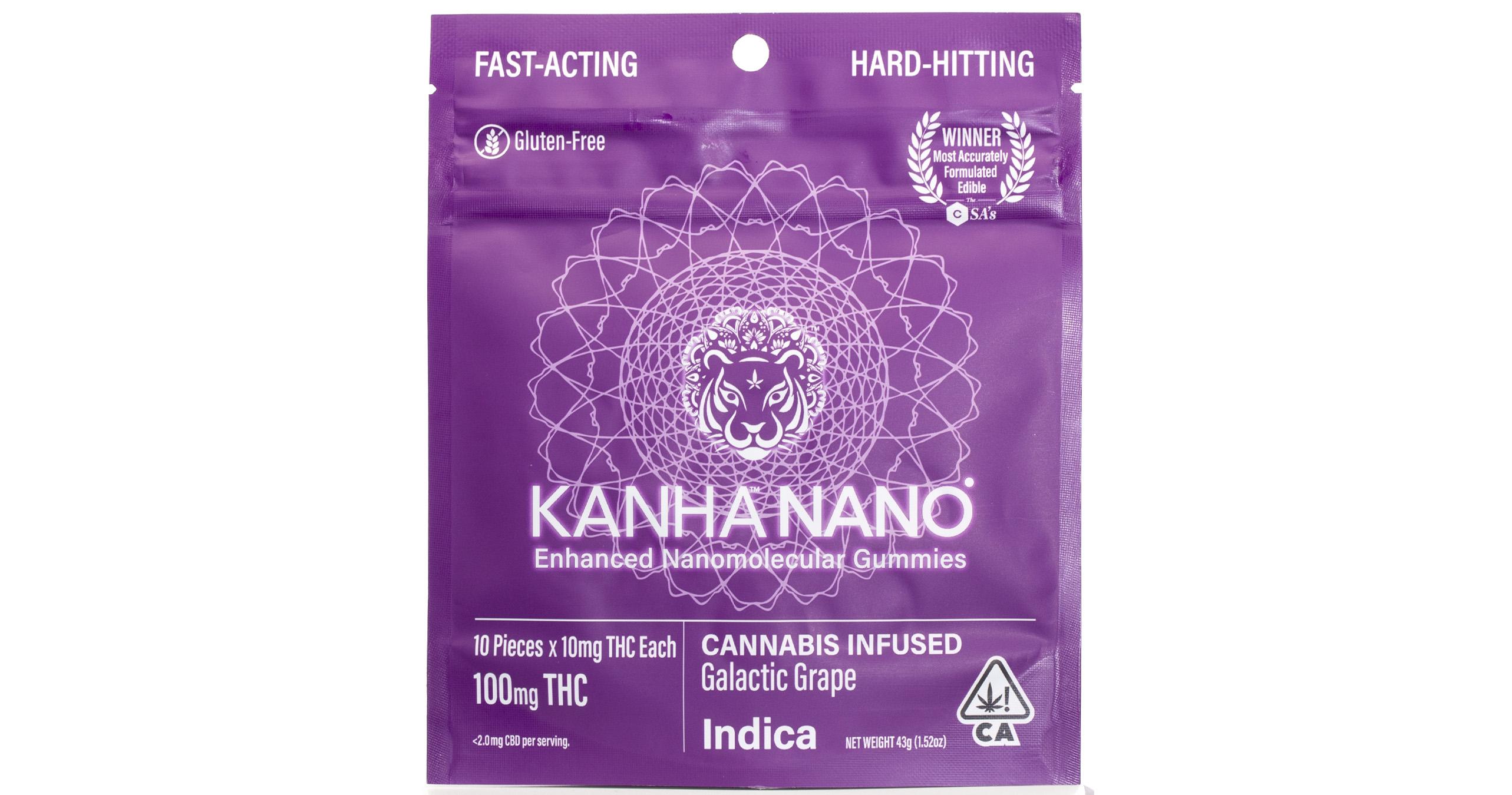 Galactic Grape Indica Nanomolecular Gummies
