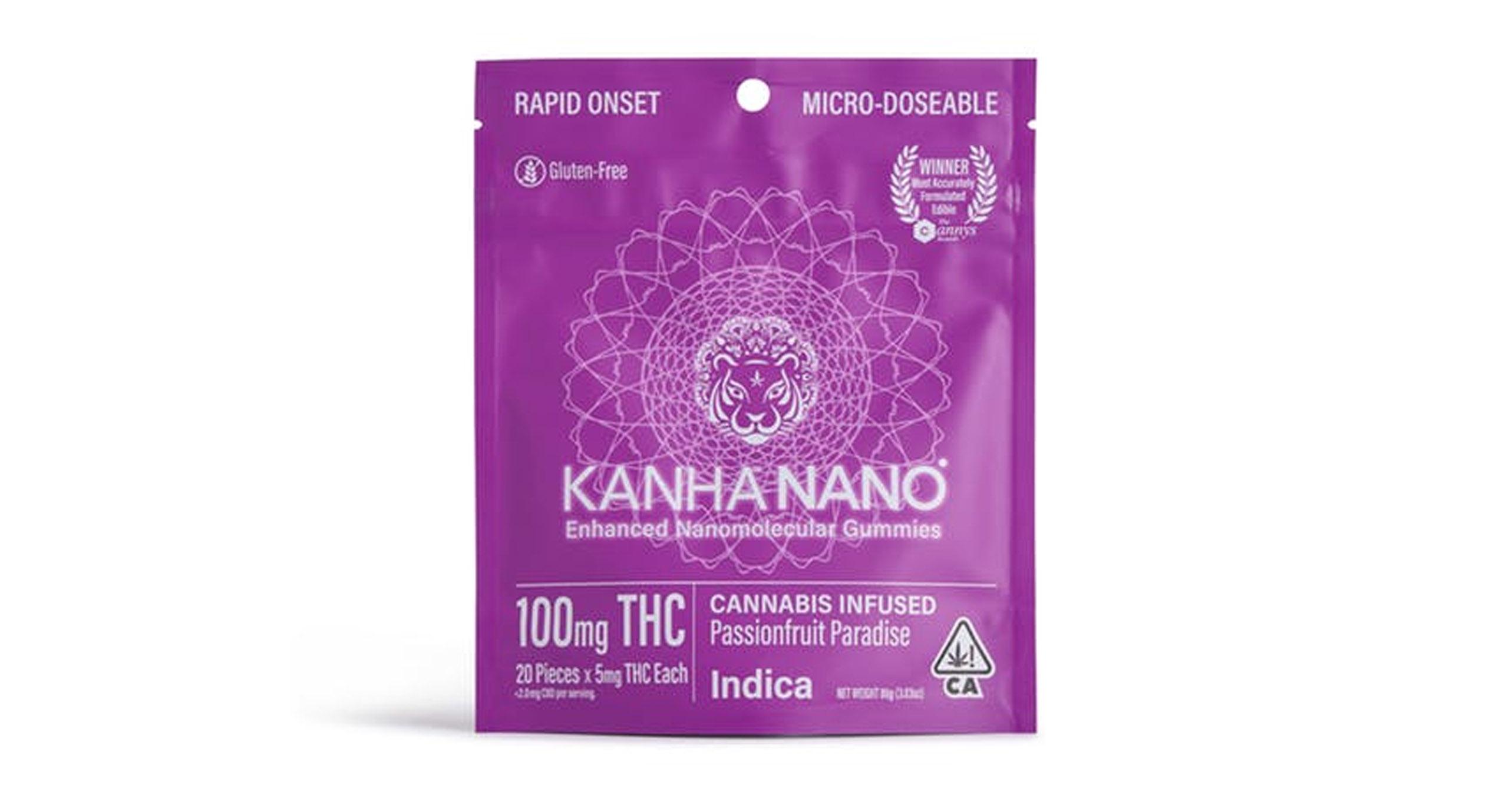 Passionfruit Paradise Indica Nanomolecular Gummies