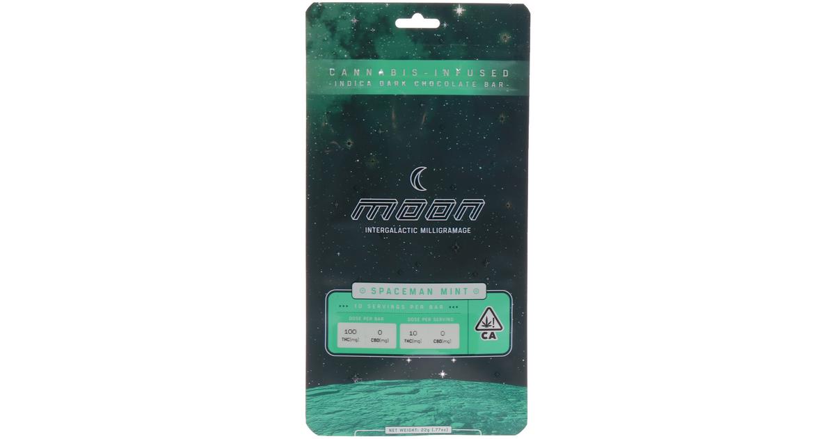 Spaceman Mint Indica Dark Chocolate Bar